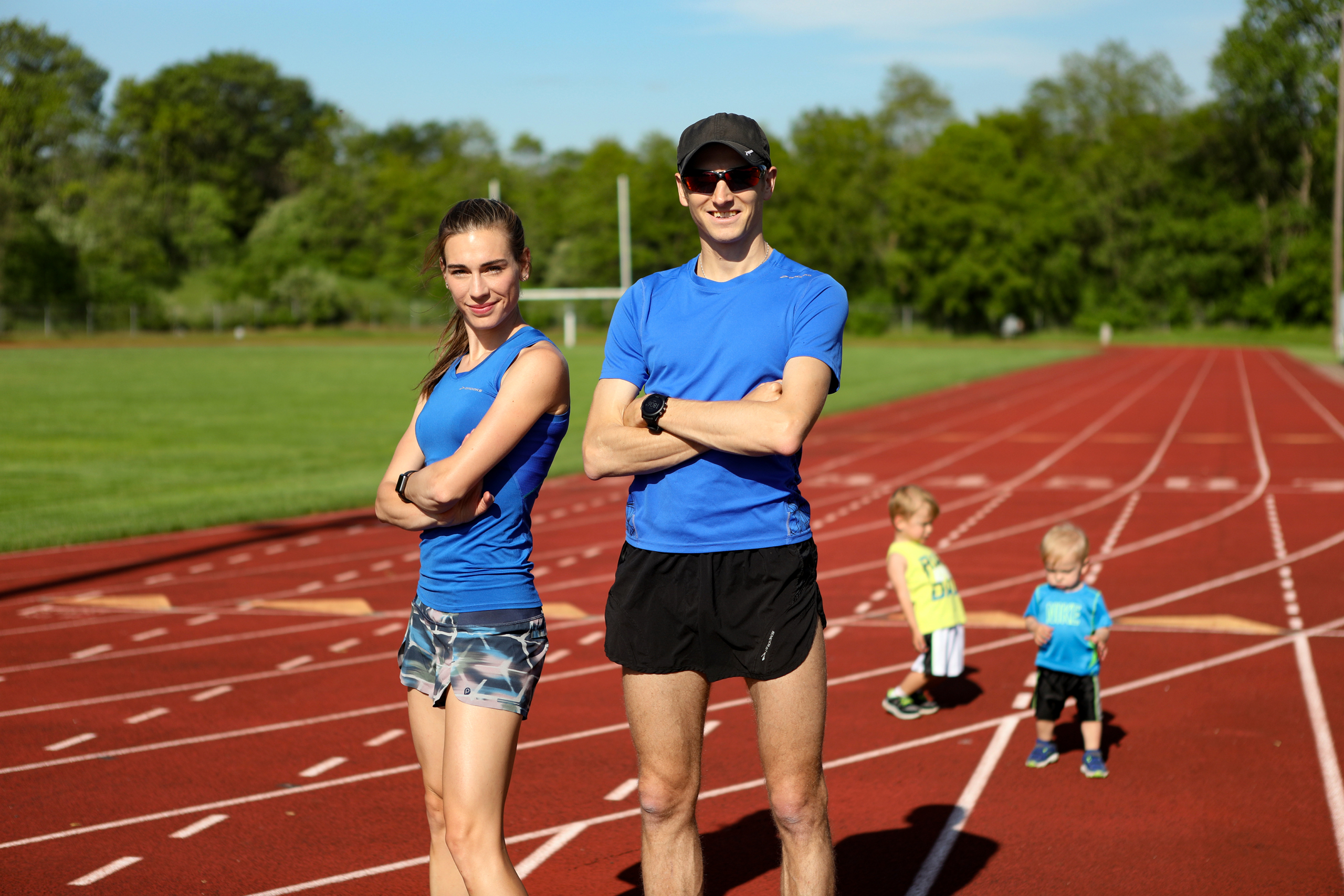 Family track workout